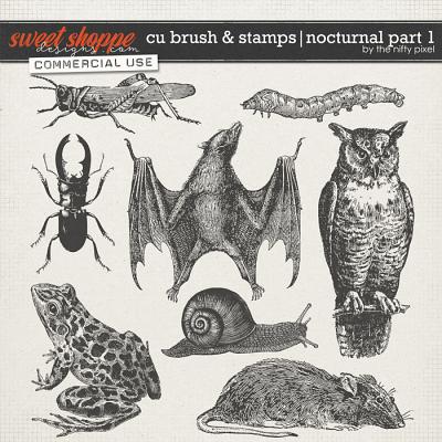 CU BRUSH & STAMPS | NOCTURNAL PART 1 by The Nifty Pixel