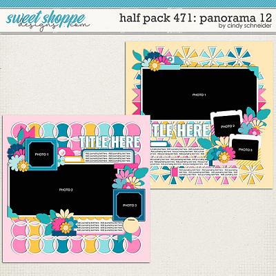 Cindy's Layered Templates - Half Pack 471: Panorama 12 by Cindy Schneider