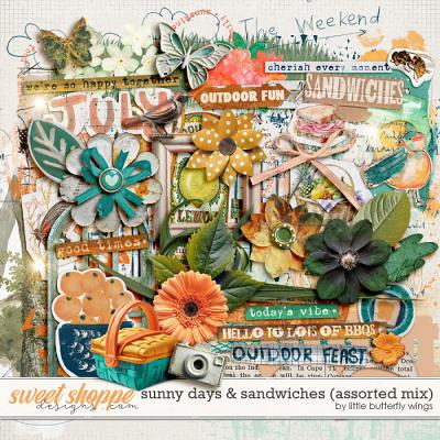 Sunny days & Sandwiches (assorted mix) by Little Butterfly Wings