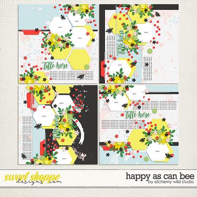 Happy As Can Bee Layered Templates by Amber