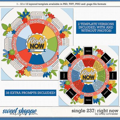 Cindy's Layered Templates - Single 237: Right Now by Cindy Schneider