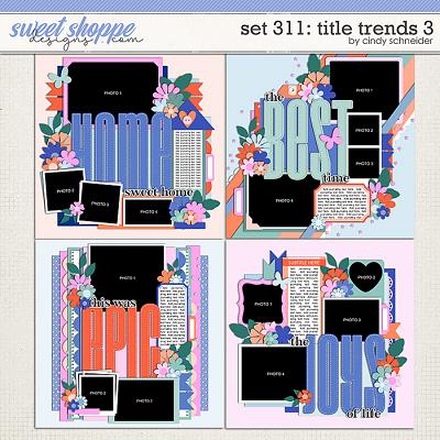 Cindy's Layered Templates - Set 311: Title Trends 3 by Cindy Schneider Cindy's Layered Templates - Set 311: Title Trends 3 by Cindy Schneider