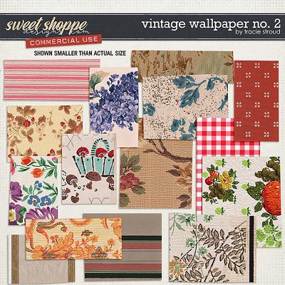 CU Vintage Wallpaper no. 2 by Tracie Stroud