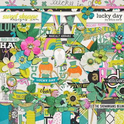 A Lucky Day Digital Scrapbooking Set