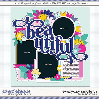 Cindy's Layered Templates - Everyday Single 57 by Cindy Schneider