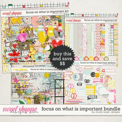 Focus On What's Important Bundle by Studio Basic