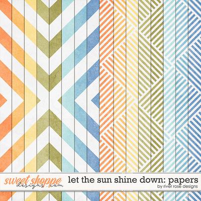 Let the Sun Shine Down: Papers by River Rose Designs