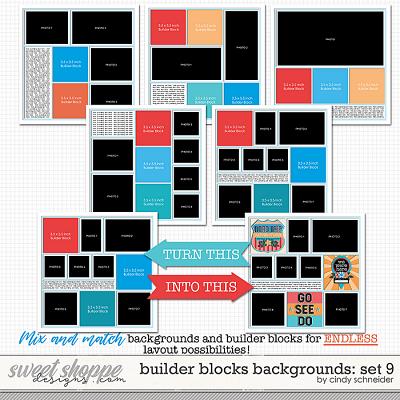 Cindy's Layered Templates - Builder Block Backgrounds: Set 9 by Cindy Schneider