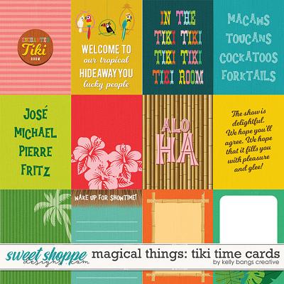 Magical Things: Tiki Time Cards by Kelly Bangs Creative