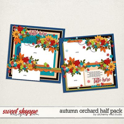 Autumn Orchard Half Pack Layered Templates by Amber