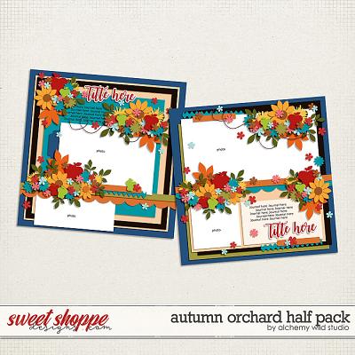 Autumn Orchard Half Pack Layered Templates 