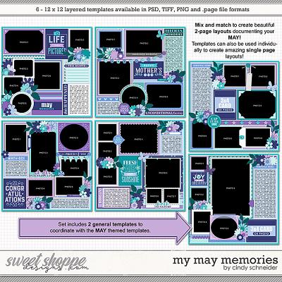 Cindy's Layered Templates - My May Memories by Cindy Schneider