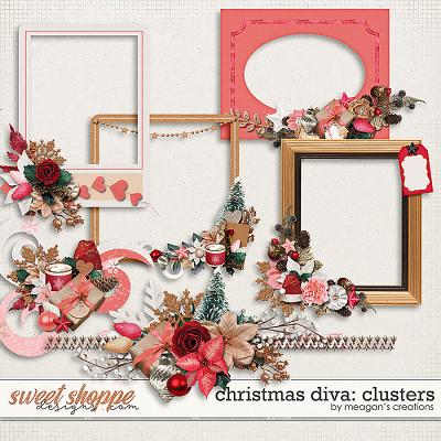 Christmas Diva: Clusters by Meagan's Creations