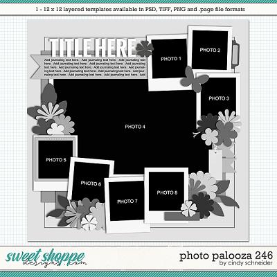 Cindy's Layered Templates - Photo Palooza 246 by Cindy Schneider