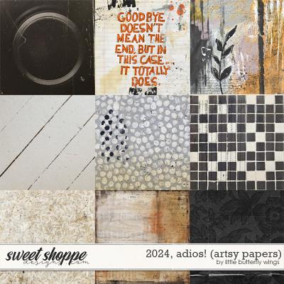 2024, adios! (artsy papers) by Little Butterfly Wings