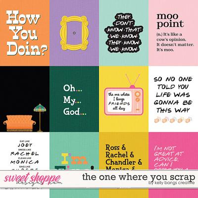 The One Where You Scrap Cards by Kelly Bangs Creative