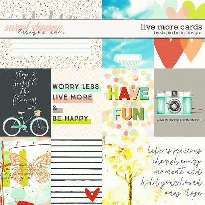 Live More Cards by Studio Basic