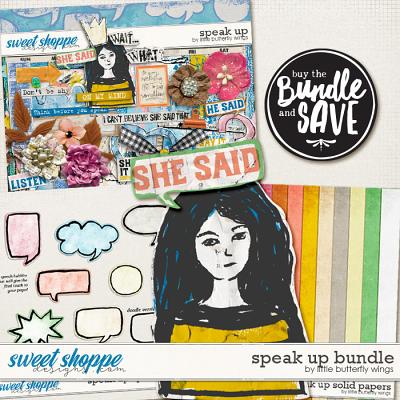 Speak up! Bundle by Little Butterfly Wings