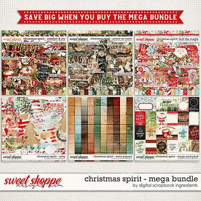 Christmas Spirit Mega Bundle by Digital Scrapbook Ingredients
