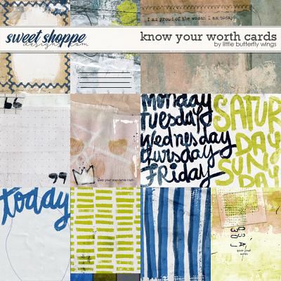 Know your worth cards by Little Butterfly Wings