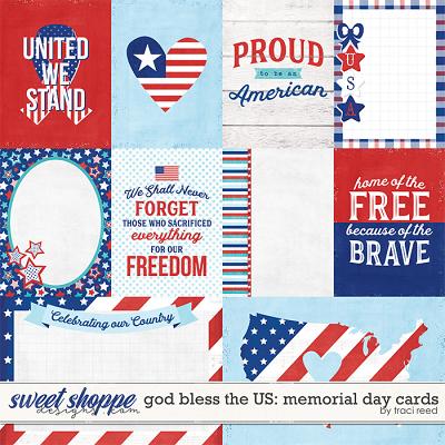 God Bless The US: Memorial Day Cards by Traci Reed