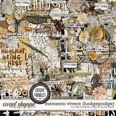Creative Chronicles: Memento Vivere Hodgepodge by Little Butterfly Wings & Studio Basic
