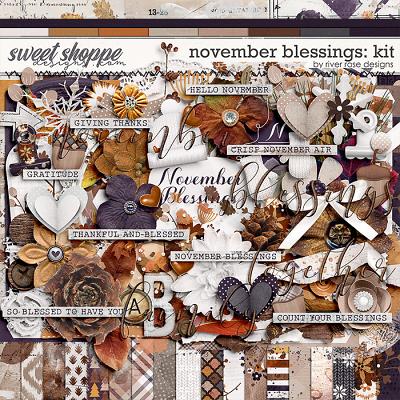 November Blessings: Kit by River Rose Designs