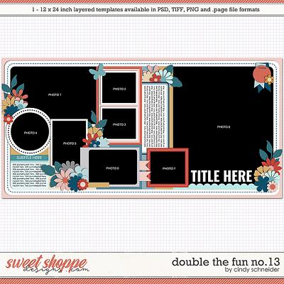 Cindy's Layered Templates - Double the Fun No.13 by Cindy Schneider
