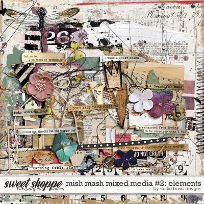 Mish Mash Mixed Media #2 Elements by Studio Basic
