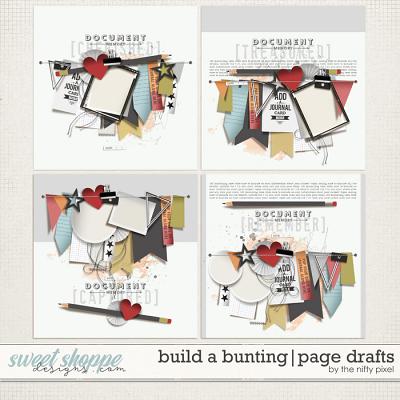 BUILD A BUNTING | PAGE DRAFTS by The Nifty Pixel