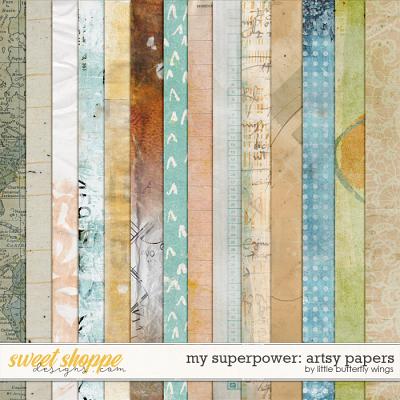 My superpower artsy papers by Little Butterfly Wings