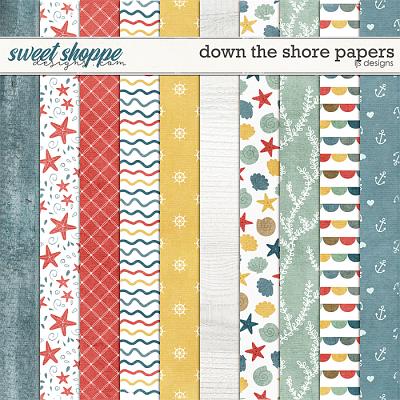 Down The Shore Papers by LJS Designs 