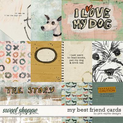 My Best Friend Cards by Pink Reptile Designs