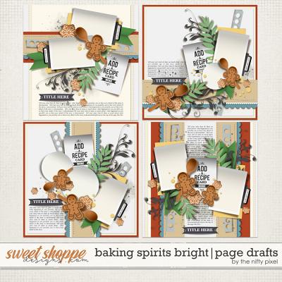 BAKING SPIRITS BRIGHT | PAGE DRAFTS by The Nifty Pixel