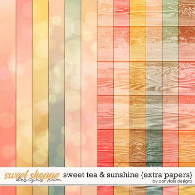 Sweet Tea & Sunshine Extra Papers by Ponytails