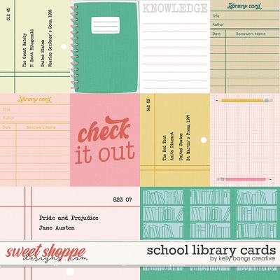 School Library Cards by Kelly Bangs Creative