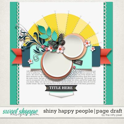 SHINY HAPPY PEOPLE | TEMPLATE by The Nifty Pixel