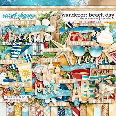 Wanderer: Beach Day by Digital Scrapbook Ingredients
