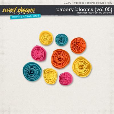Papery Blooms {Vol 05} by Christine Mortimer
