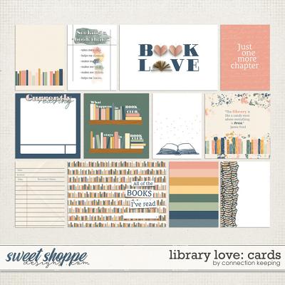 Library Love Journal Cards by Connection Keeping