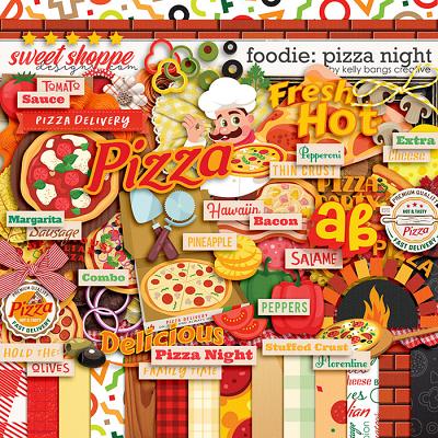 Foodie: Pizza Night by Kelly Bangs Creative