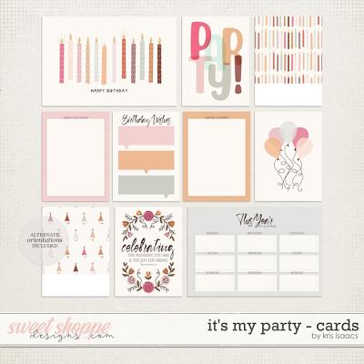 It's My Party | Journal Cards - by Kris Isaacs Designs