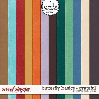 Butterfly Basics - Grateful (solid papers) by Little Butterfly Wings