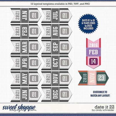 Cindy's Layered Templates - Date It 22 by Cindy Schneider