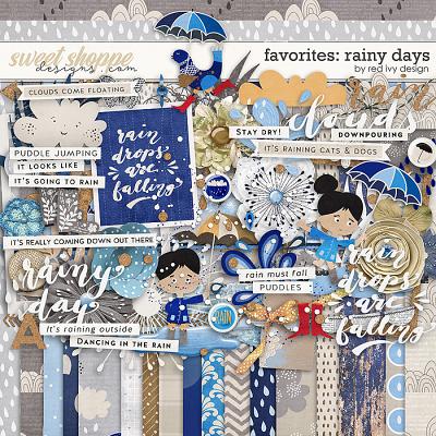 *FREE with your $10 Purchase* Favorites: Rainy Days by Red Ivy Design