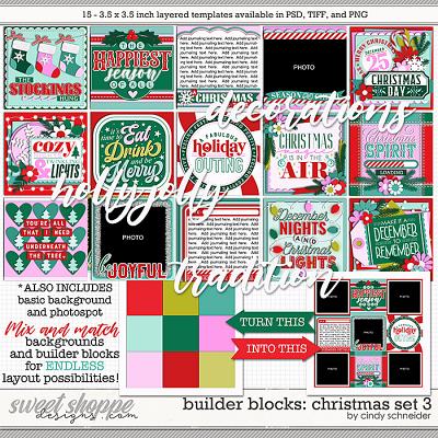 Cindy's Layered Templates - Builder Blocks: Christmas Set 3 by Cindy Schneider Cindy's Layered Templates - Builder Blocks: Christmas Set 3 by Cindy Schneider