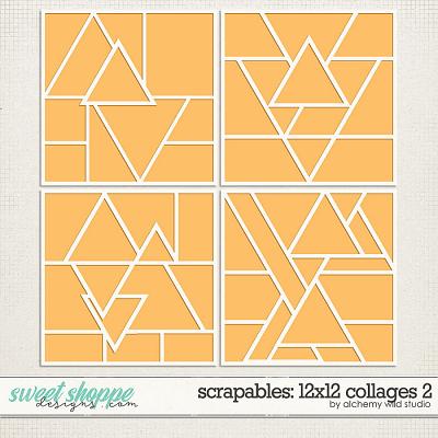 Scrapables: 12x12 Collages 2 Layered Templates by Amber