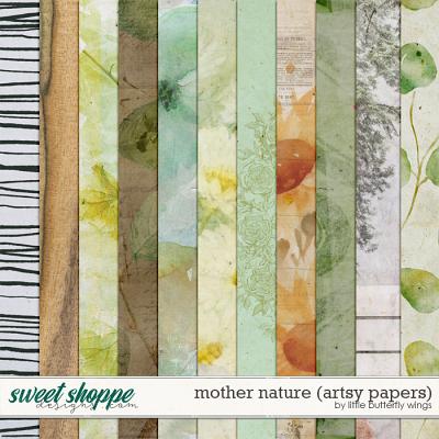 Mother Nature (artsy papers) by Little Butterfly Wings