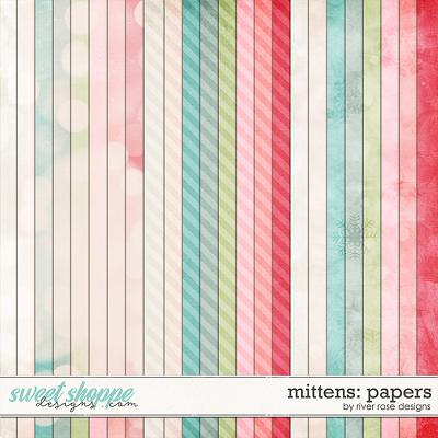Mittens: Papers by River Rose Designs