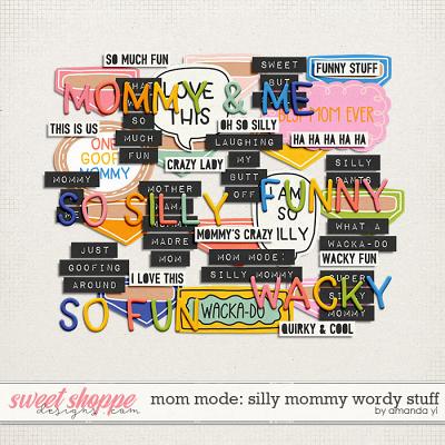 Mom mode: silly mommy: wordy stuff by Amanda Yi
